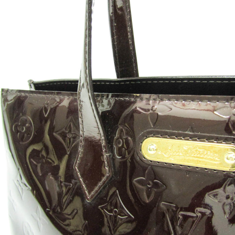 Louis Vuitton Wilshire Monogram Vernis Burgundy Patent_leather Bag