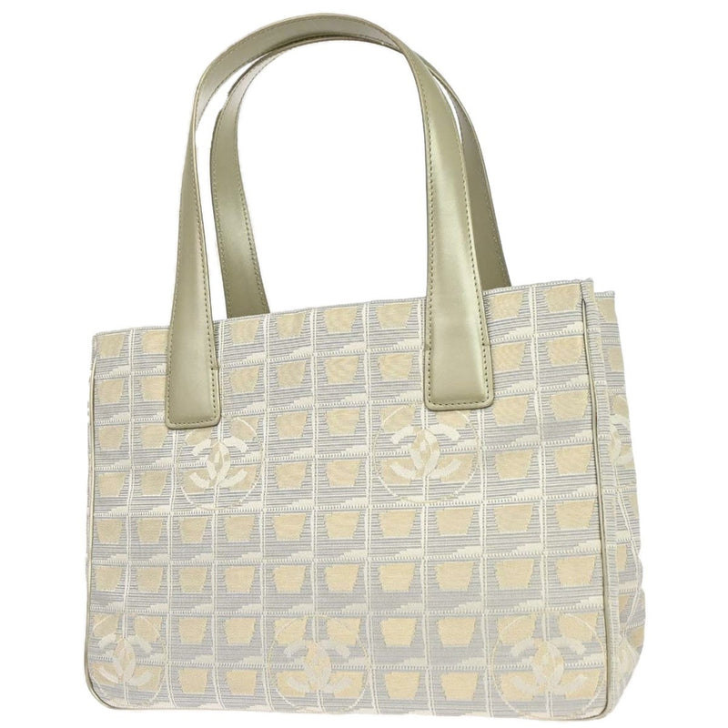 Chanel Travel Line Nylon Gold Bag