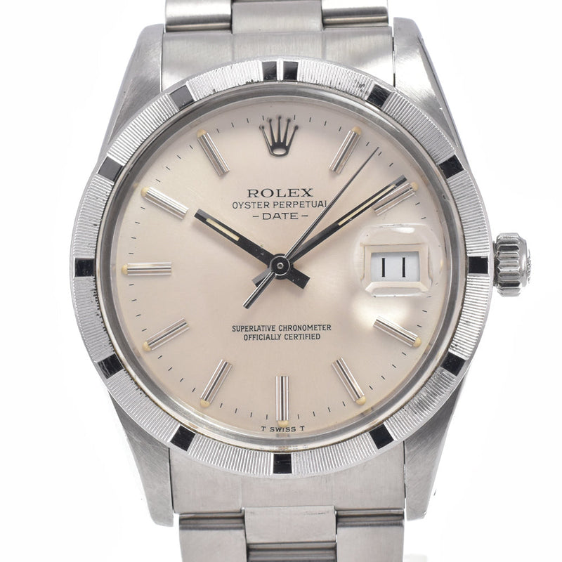 Rolex Oyster Perpetual Date Automatic Stainless Steel And Yellow Gold With Diamond Markers Watches