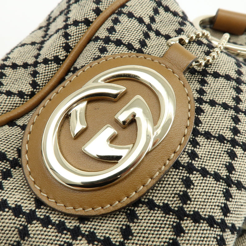 Gucci Sukey Microguccissima Leather Beige Canvas Bag