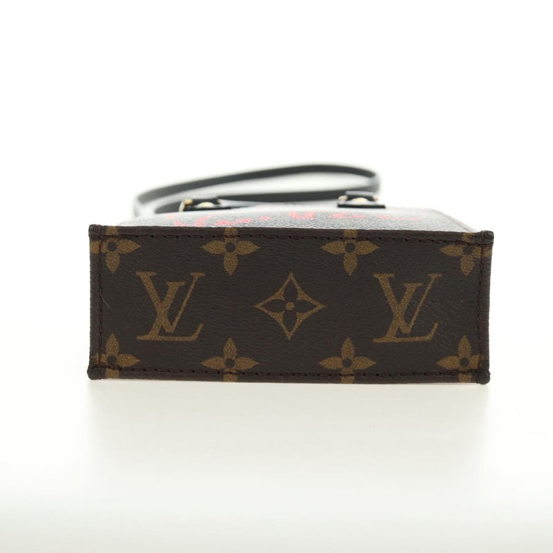 Louis Vuitton Petit Sac Plat Limited Edition Fall Love Monogram Canvas Brown Bag