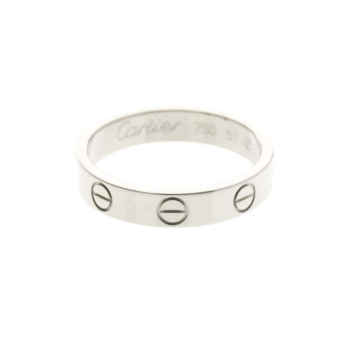 Cartier Love Band 18k White Gold Silver White_gold Bijoux