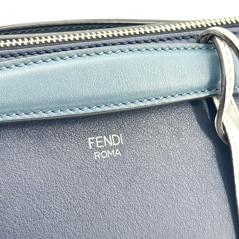Fendi Selleria By The Way Satchel Leather White Calfskin
