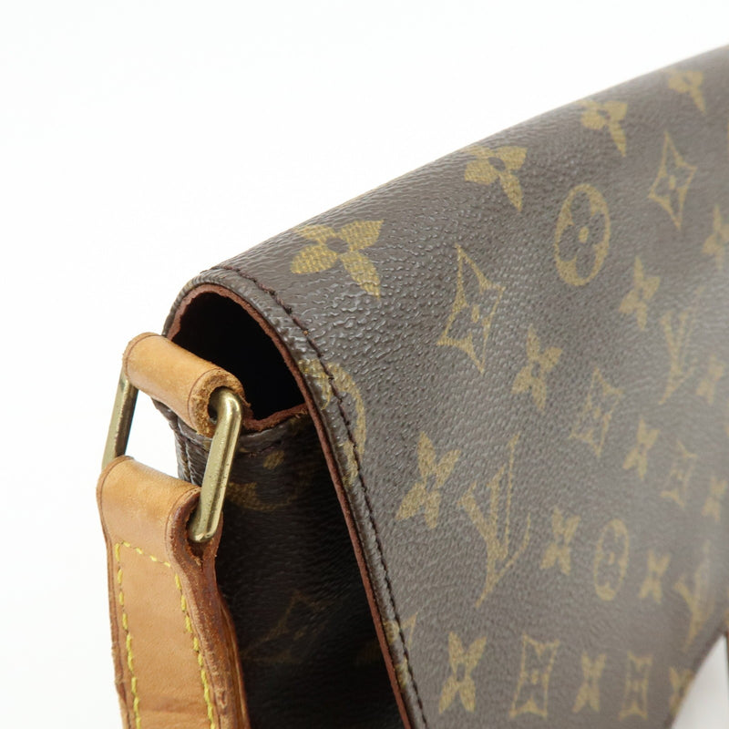 Louis Vuitton Musette Tango Monogram Canvas Brown Bag