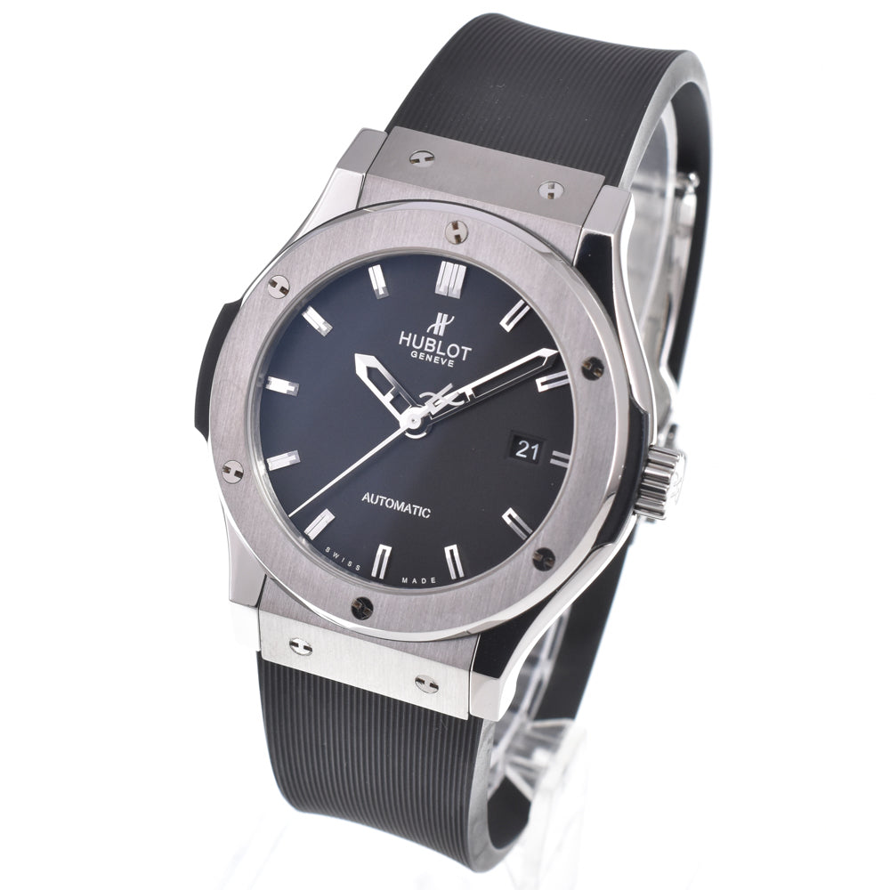 Hublot Classic Fusion Black Magic Automatic Ceramic And Rubber Watches