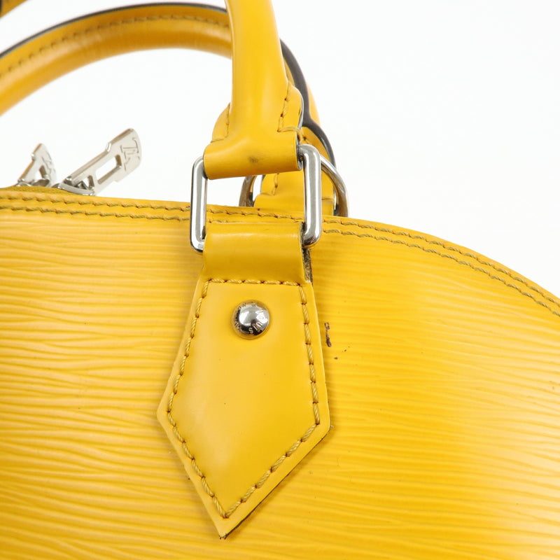 Louis Vuitton Alma Epi Leather Yellow Bag