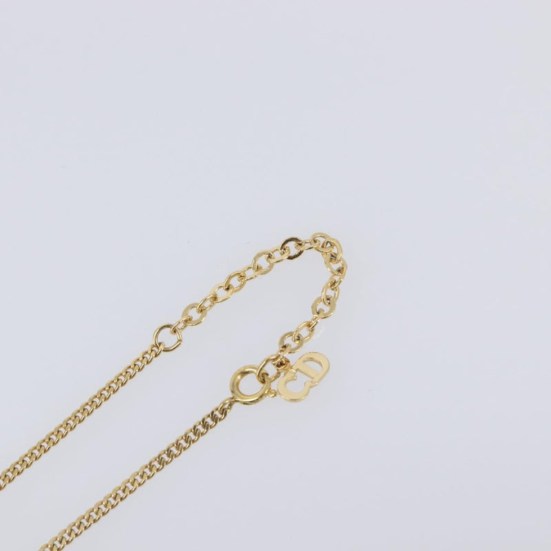 Christian Dior Cd Cube Charms Pendant Metal With Crystals Gold Bijoux