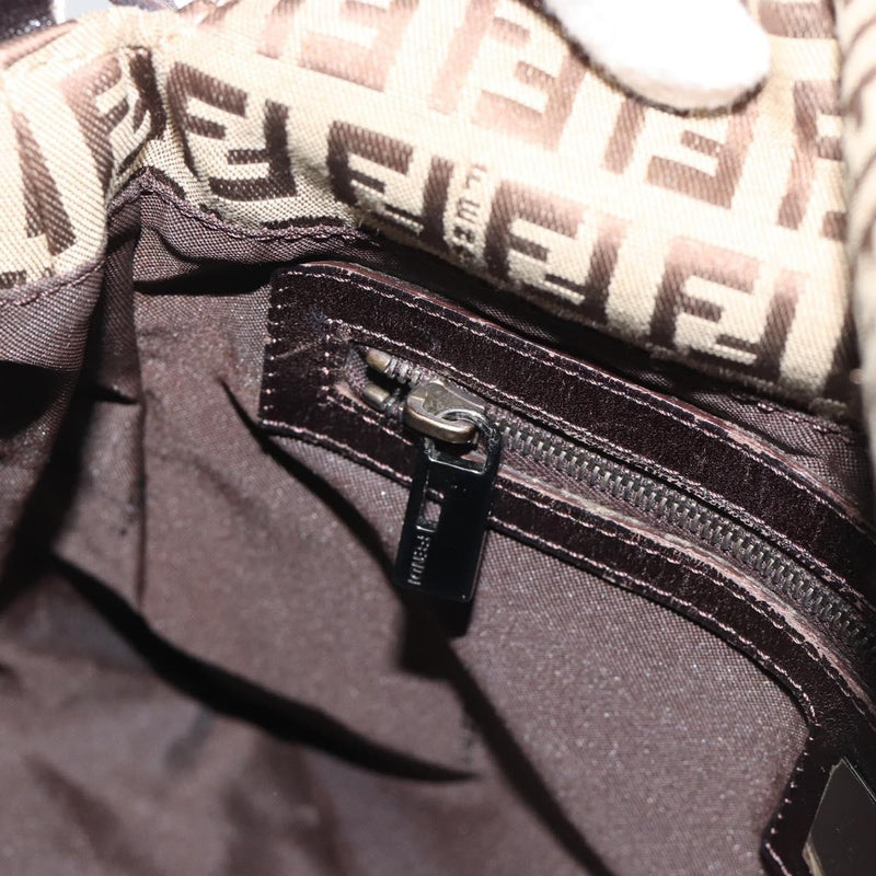 Fendi Mamma Baguette Canvas Beige Bag