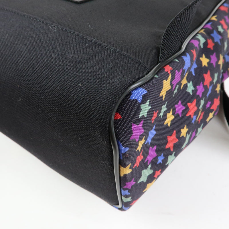 Saint Laurent City Printed Corduroy Multicolour Canvas Bag
