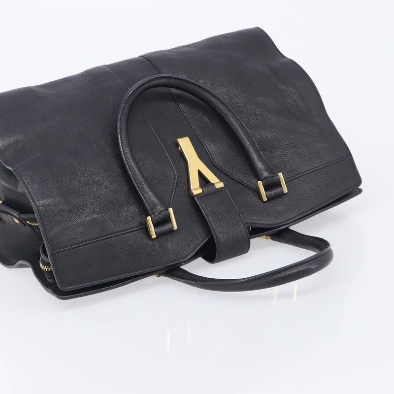 Saint Laurent Classic Y Cabas Leather Black Bag