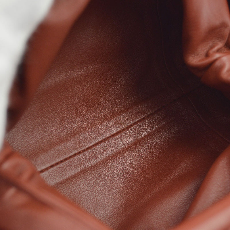 Bottega Veneta The Pouch Leather Brown