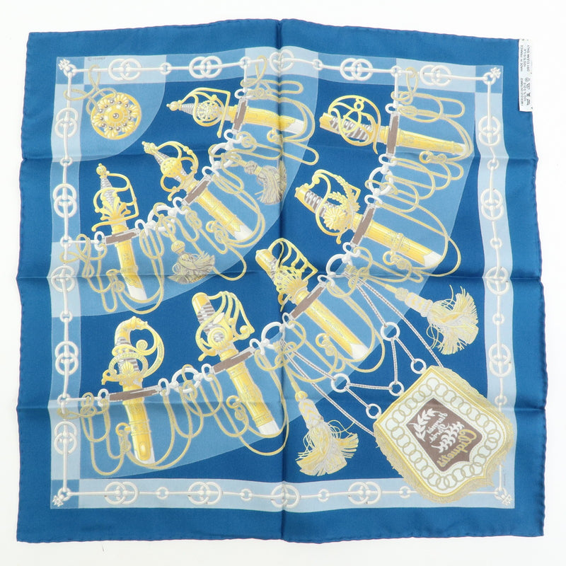 Hermes Carré 42 Silk Blue Accessory