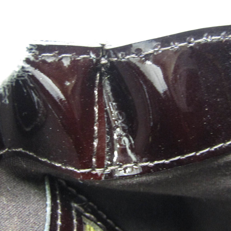Louis Vuitton Wilshire Monogram Vernis Burgundy Patent_leather Bag