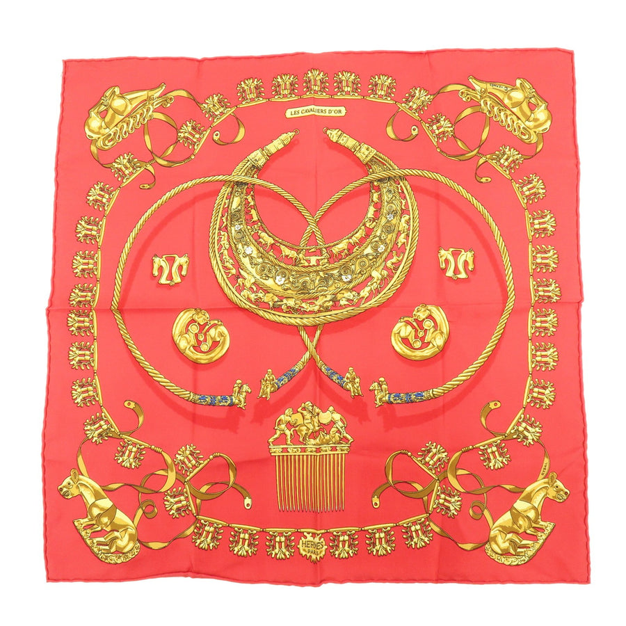 Hermes Carré 40 Silk Red Accessory