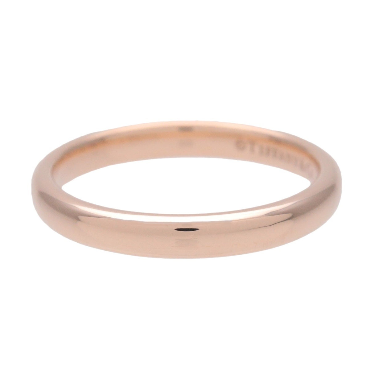 Tiffany & Co. Classic Wedding Band 18k Yellow Gold Rose_gold Bijoux
