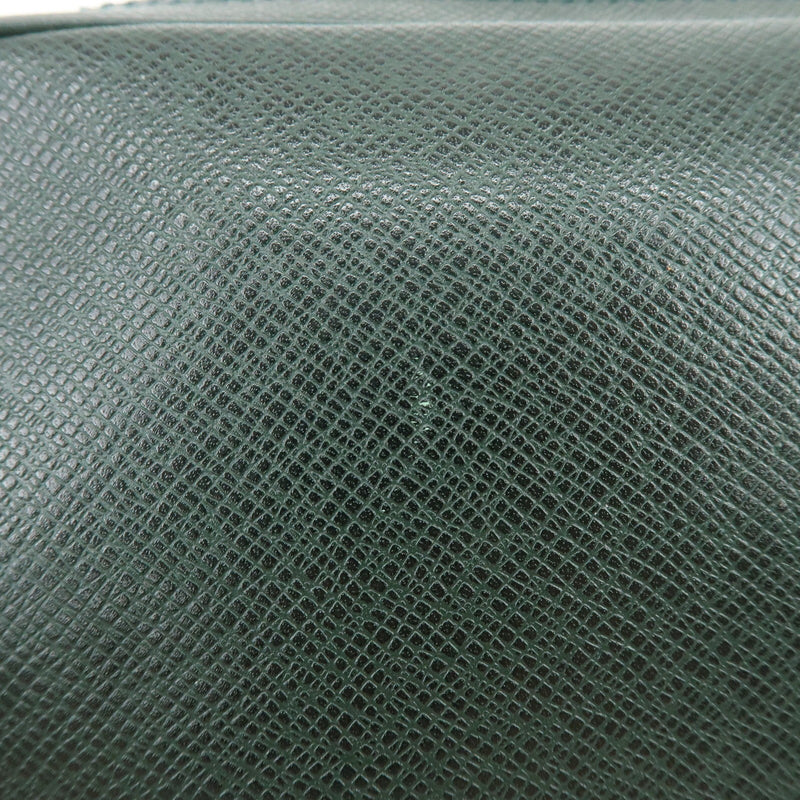 Louis Vuitton Toiletry Pouch Taiga Leather Green
