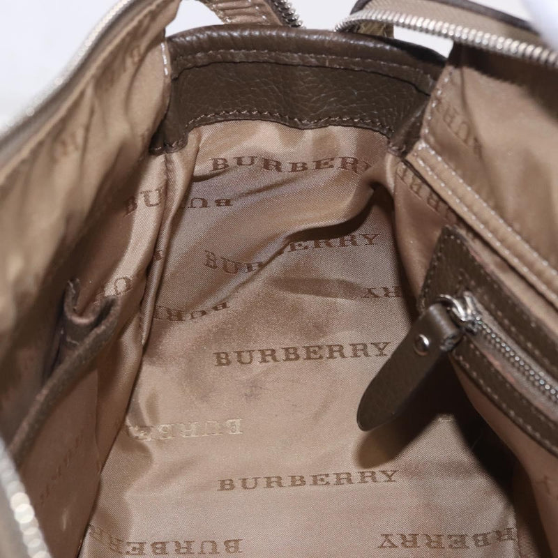 Burberry Nova Check Canvas Brown Bag