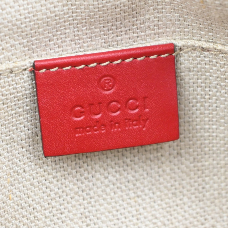 Gucci Bee Web Camera Leather Red Bag