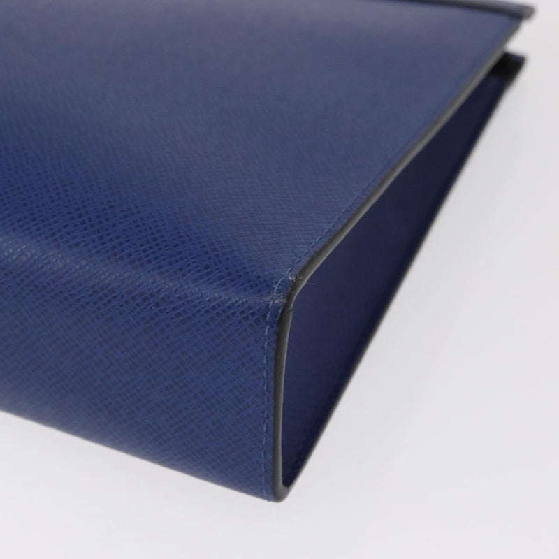 Louis Vuitton Pochette Voyage Taiga Leather Blue Bag