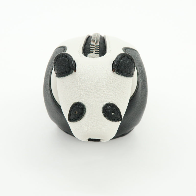 Loewe Panda Coin Purse Leather White Bag