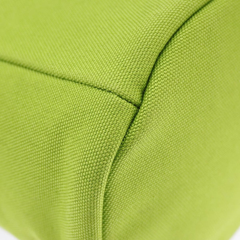 Prada Zipped Triangle Canvas Green Bag