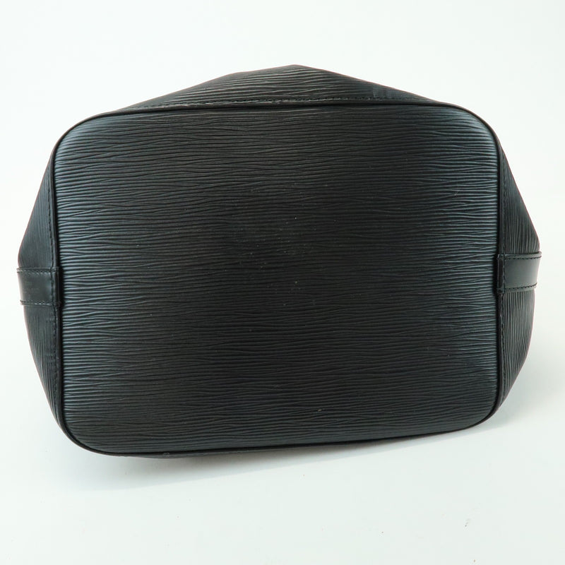 Louis Vuitton Petit Noe Epi Leather Black Bag