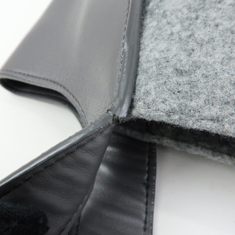 Stella Mccartney Alter Faux Leather Gray Canvas Bag
