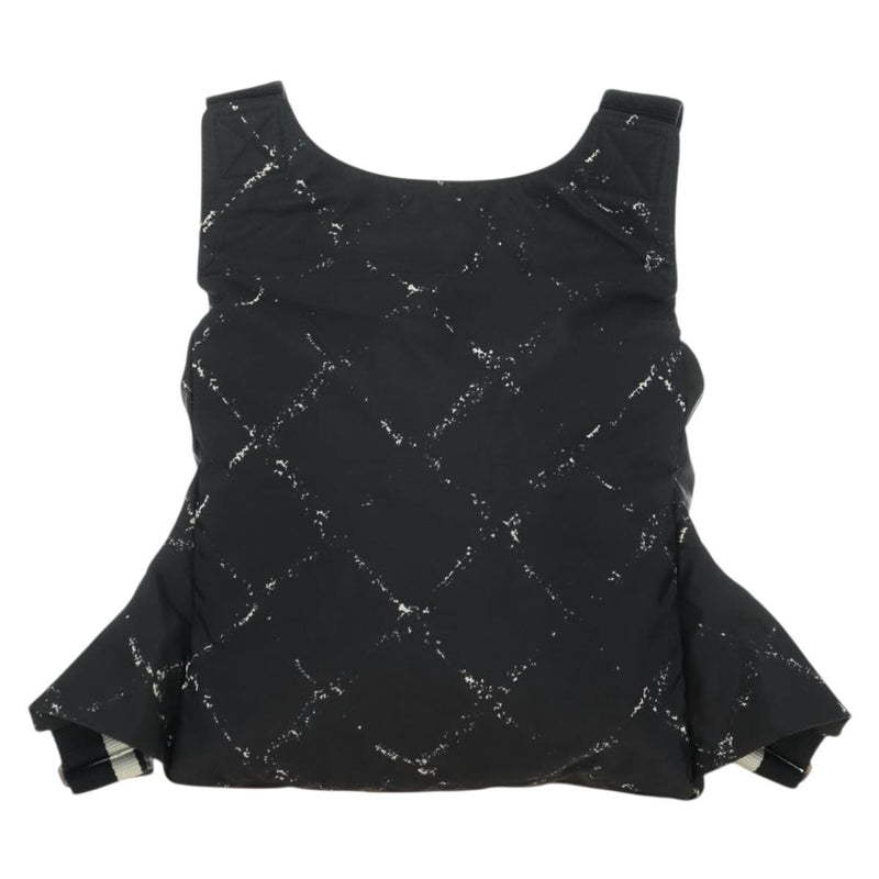 Chanel Travel Line Lock Printed Nylon Black Bag