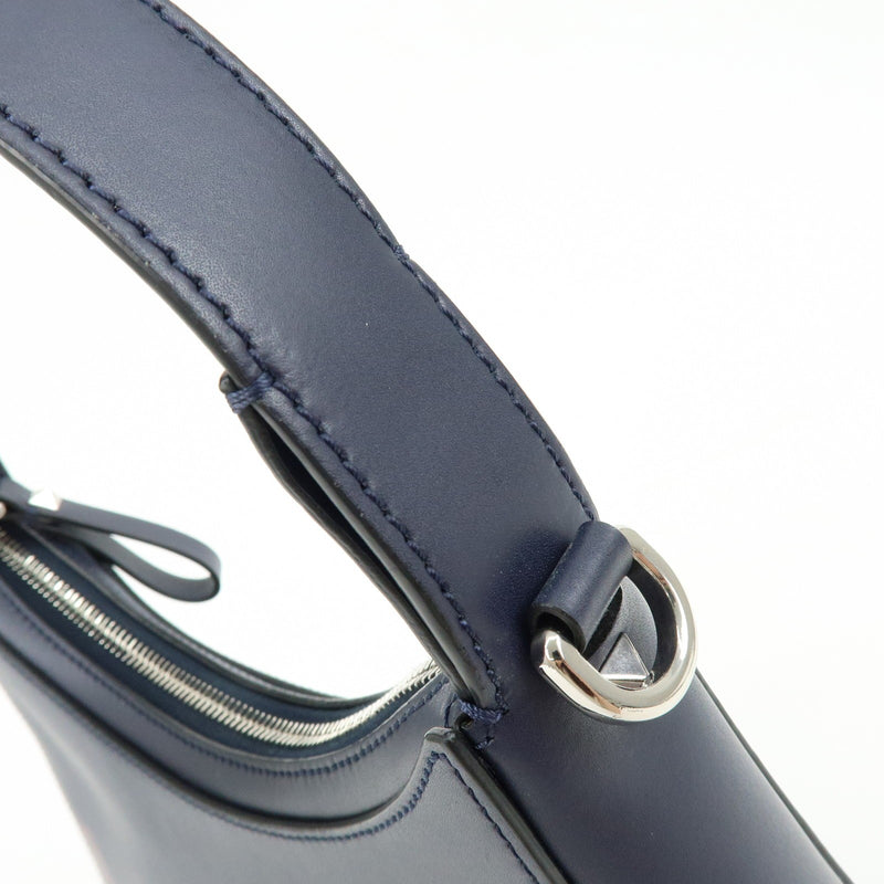 Valentino Garavani Vltn Hobo Printed Leather Navy