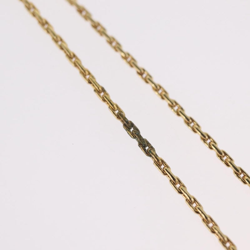 Christian Dior Logo Heart Pendant Metal Gold Bijoux