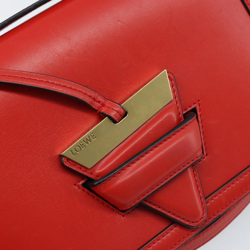 Loewe Barcelona Leather Red Bag