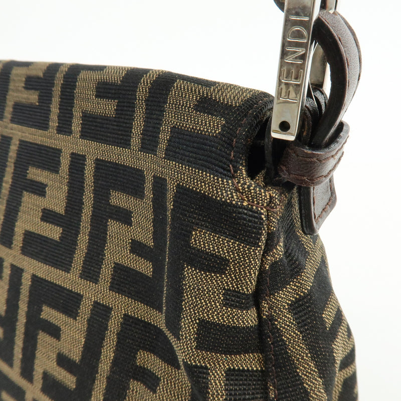 Fendi Mamma Baguette Monogram Canvas Brown Bag
