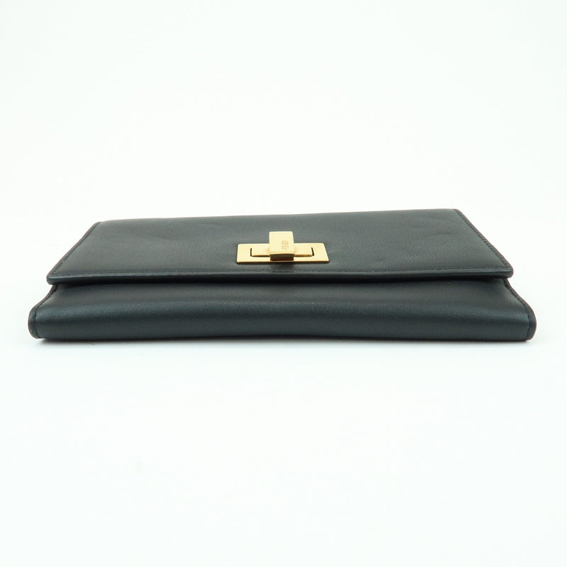 Fendi Selleria Peekaboo Leather Black Accessory