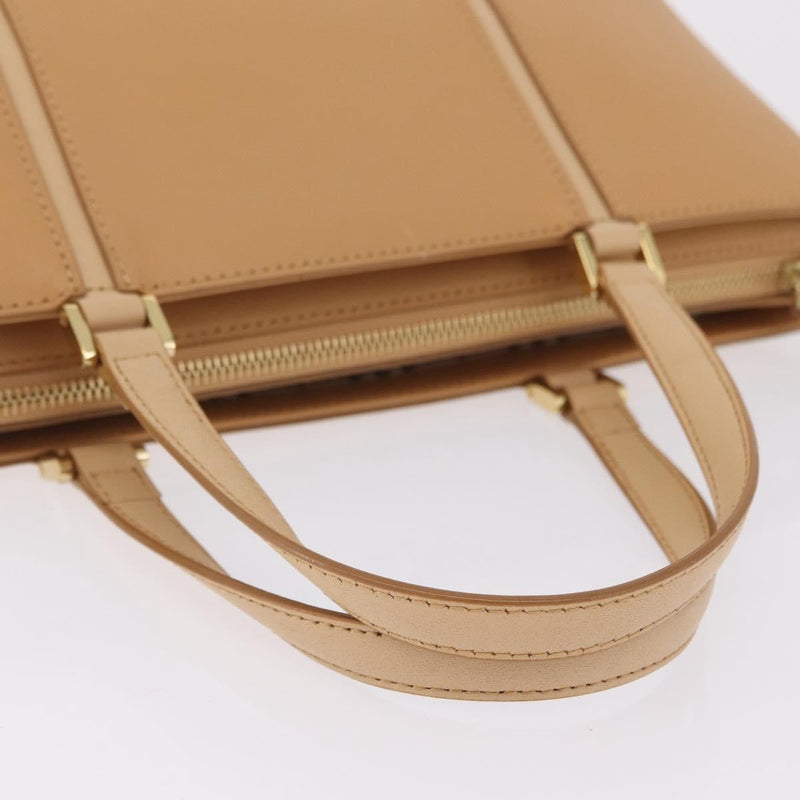 Burberry Handbag Leather Beige Bag