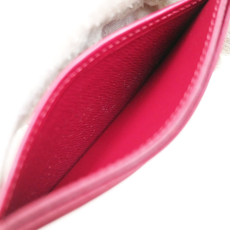 Louis Vuitton Porte Cartes Simple Card Holder Epi Leather Red Accessory