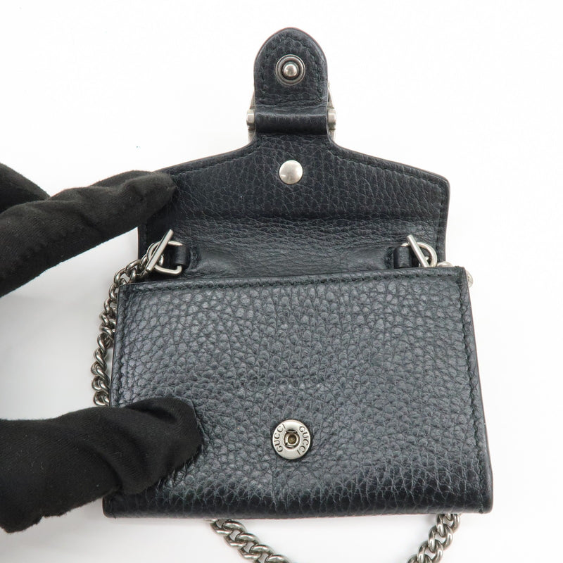 Gucci Dionysus Leather Black Bag
