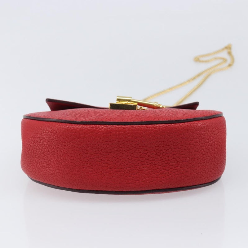 Chloe Drew Leather Red Bag