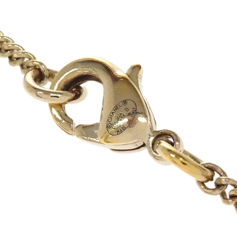 Chanel Cc Pendant Metal With Enamel And Faux Pearl Gold Gold_plated Bijoux