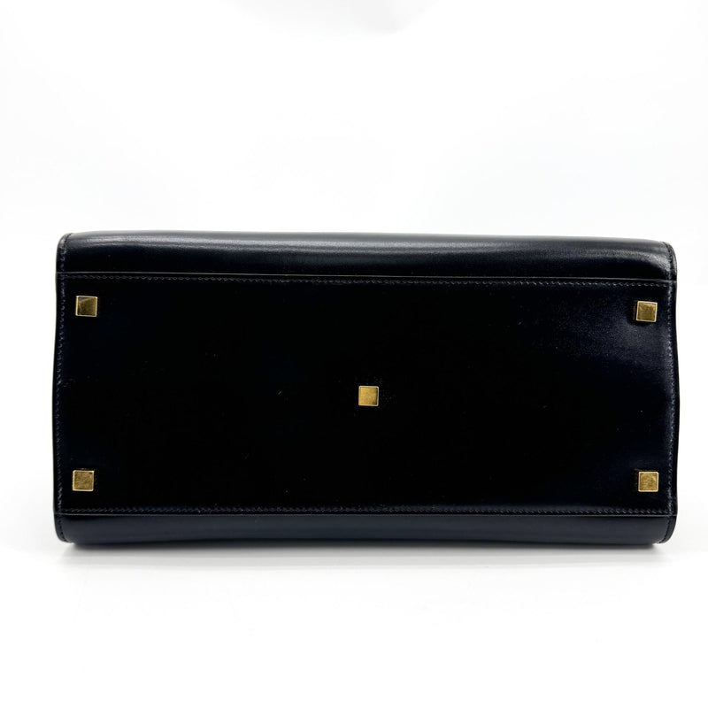 Saint Laurent Uptown Leather Black Bag