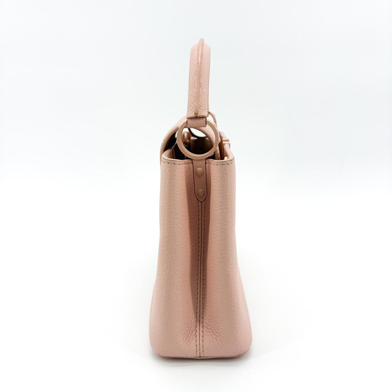 Louis Vuitton Flower Chain Capucines Leather Beige Bag