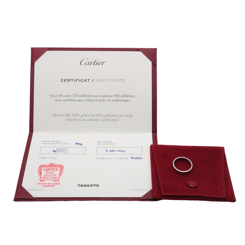 Cartier Love Band 18k White Gold Silver White_gold Bijoux