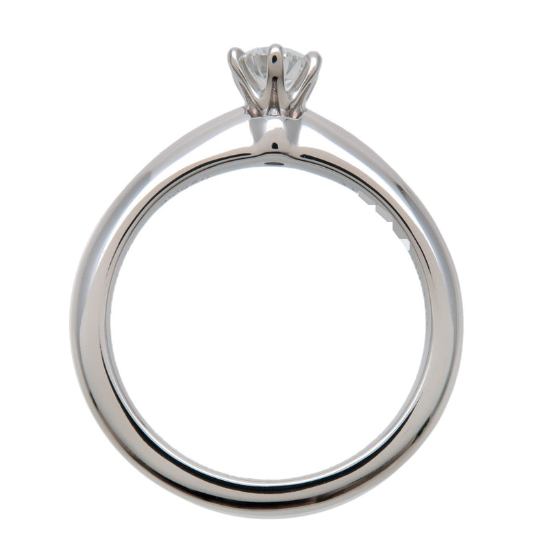 Tiffany & Co. Setting Solitaire Platinum With Rbc Diamond Silver Bijoux