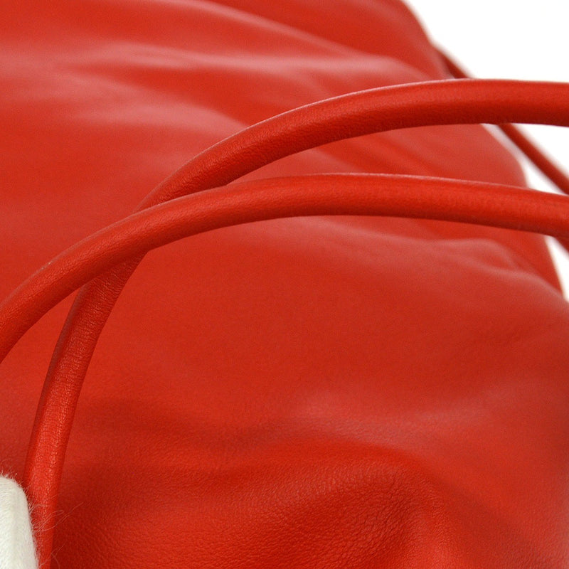 Bottega Veneta The Fringe Leather Red Bag