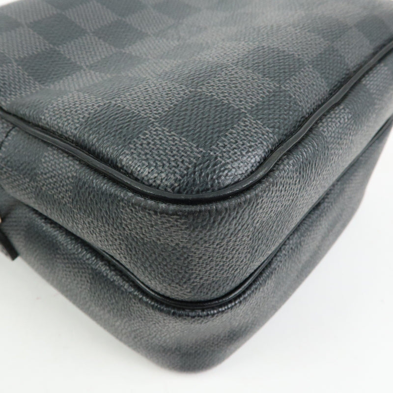 Louis Vuitton Rem Damier Graphite Black Canvas Bag