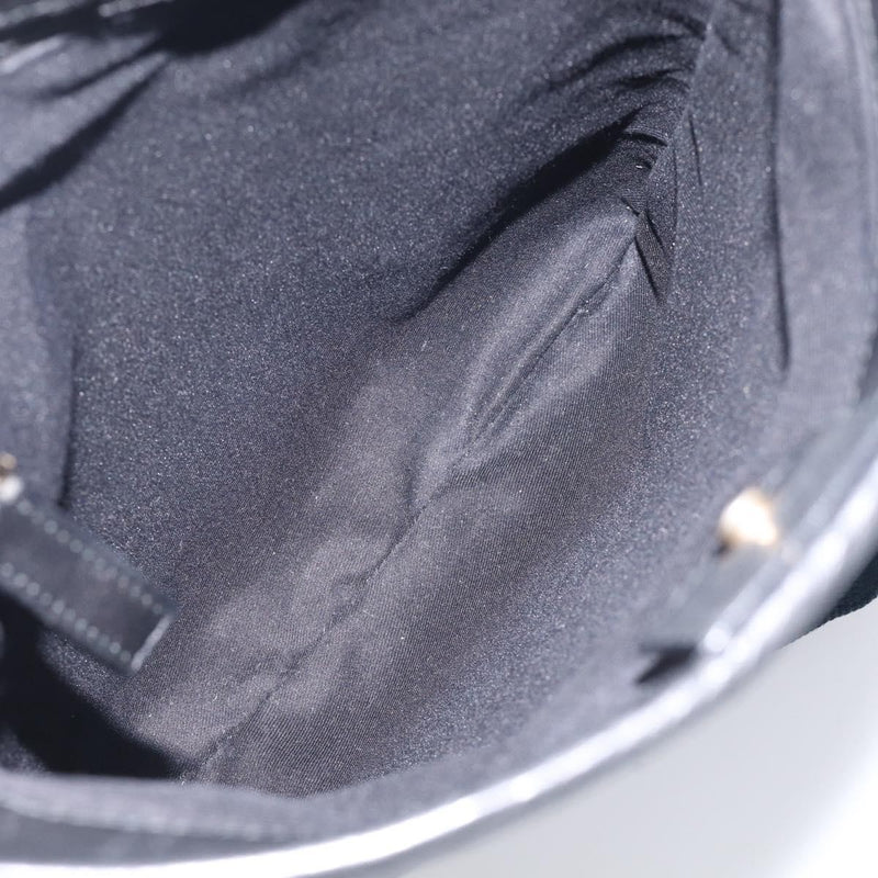 Saint Laurent Vintage Shoulder Bag Leather Black