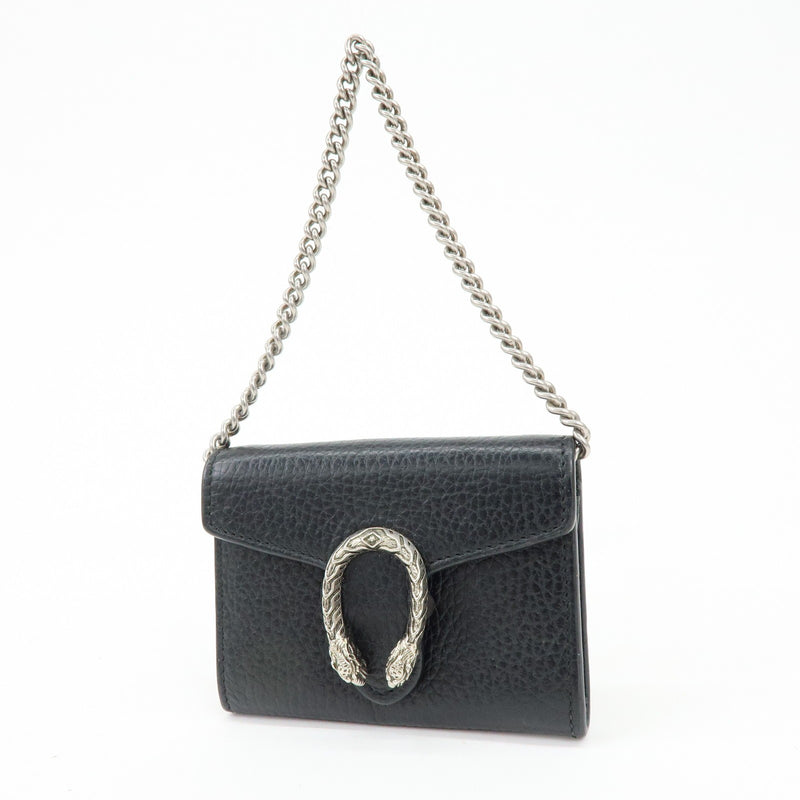 Gucci Dionysus Leather Black Bag