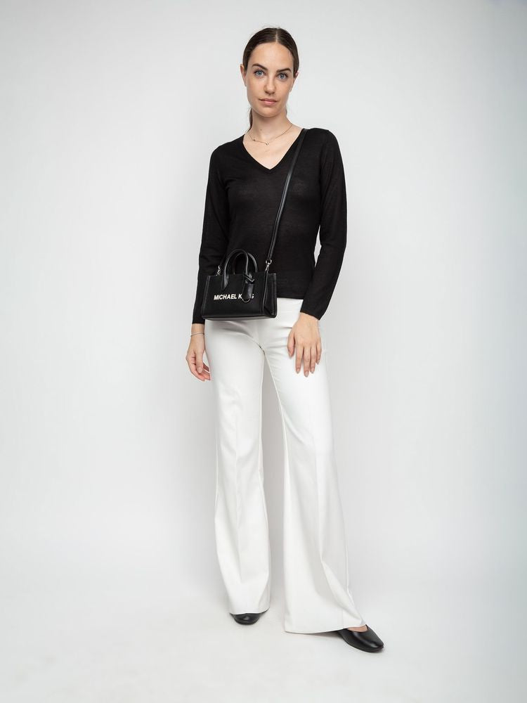 Michael Kors Crossbody Bag — Black Leather