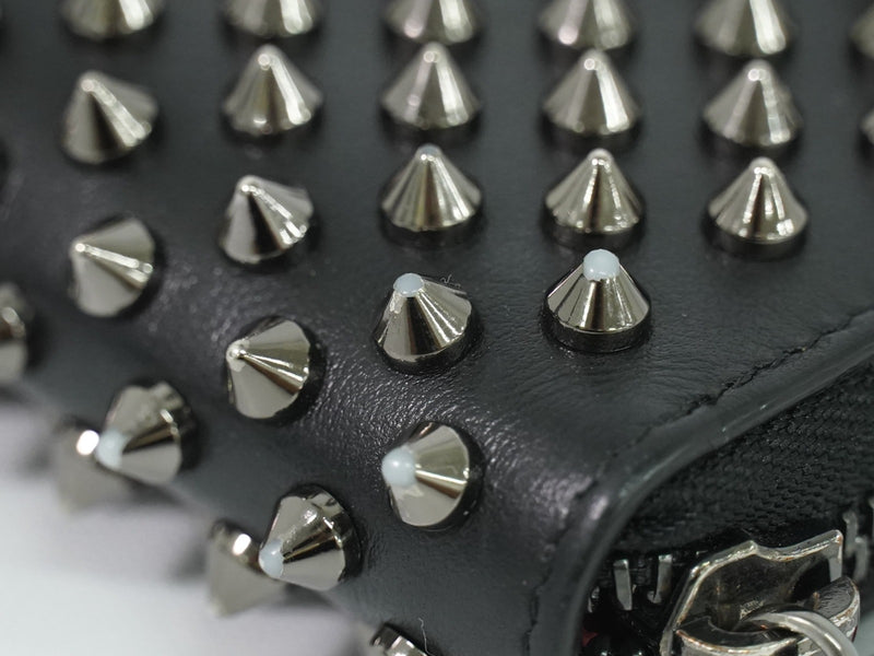 Christian Louboutin Panettone Spiked Leather Black Accessory