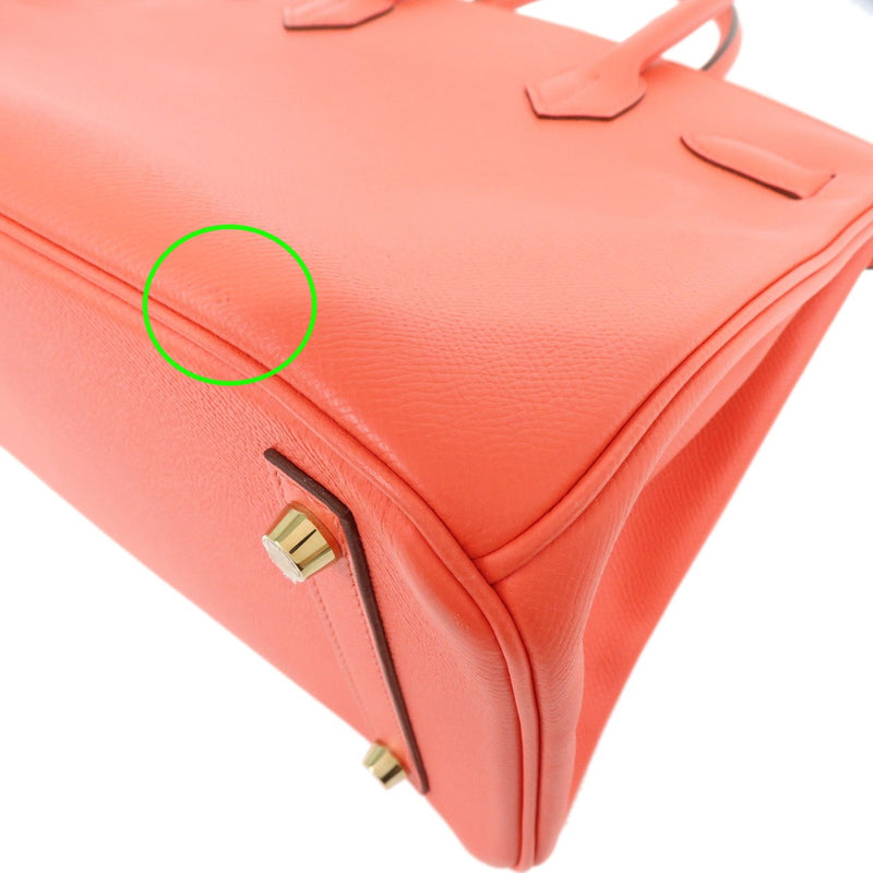 Hermes Birkin Pink Epsom With Gold Hardware Leather Bag