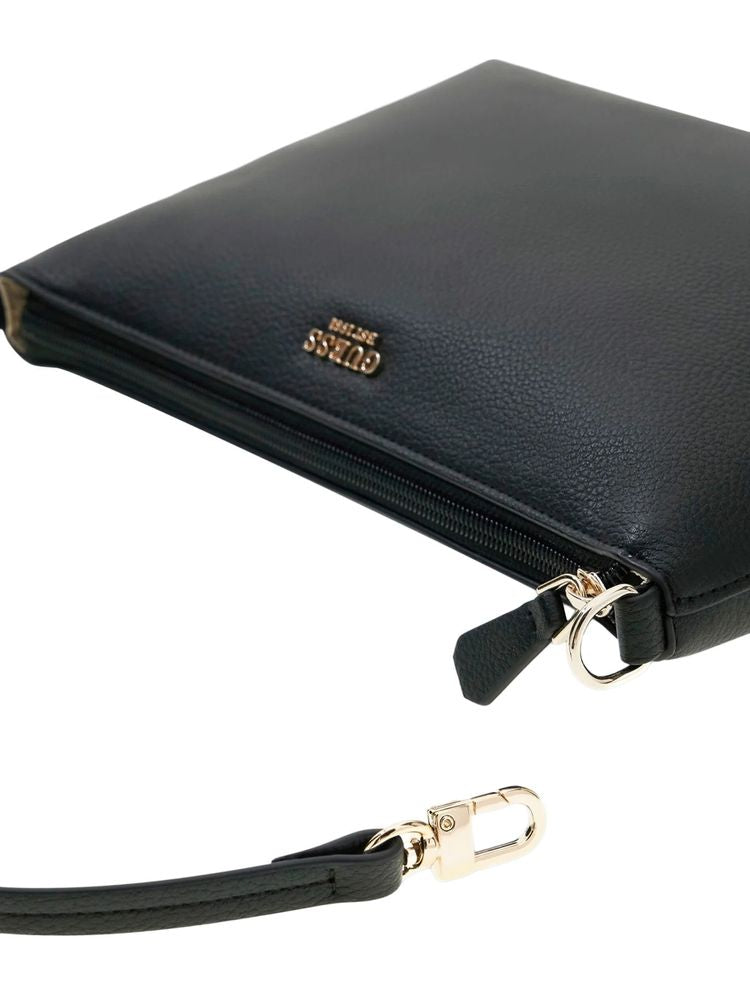 Guess Tote Bag — Black Polyurethane